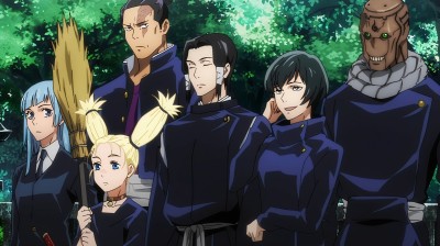 Jujutsu Kaisen E14 -  El evento de intercambio con la escuela de Kioto -Combate grupal 0-