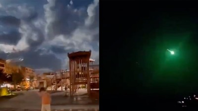Graban la caída de un meteorito en Turquía