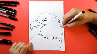Cómo Dibujar Fácil Un Águila - Tutoriales Paso a Paso