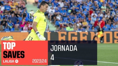 Las mejores paradas de la jornada 4 en La Liga EA Sports 2023-2024 | TOP 5